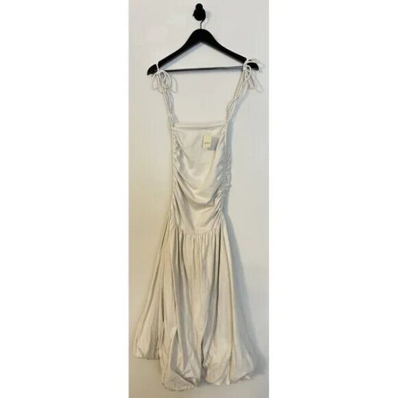 FREE PEOPLE Liza Drop-Waist Midi in Barnacle Island Size Small NWT - Picture 4 of 16